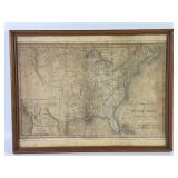 Antique U.S. & Nova Scotia Map - Fenner Sears Co.