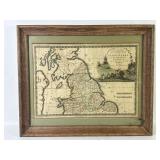 1795 Norhern England & Wales Map In Italian