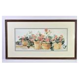 'Geraniums' Print By Dawna Barton