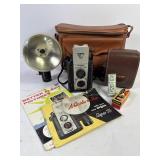 Argus Super 75 Camera, Flash, Film & Case