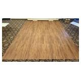 387.5 Sq. Ft. Wood Grain Laminate Flooring