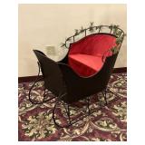 Bronzed Metal Christmas Sleigh