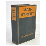 ï¿½Main Streetï¿½ 1st Ed. By Sinclair Lewis (1920)