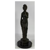 Young Nude Neoclassical Bronze Statue