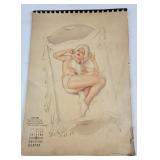 1940 Varga Girl Esquire Pin-Up Calendar