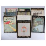 Antique 'House Beautiful' Magazines (10)