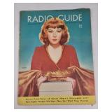 1937 Radio Guide Magazine