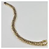 14k Turkish Gold Byzantine Bracelet