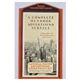 Chicago National Poster Advertising Corp. Brochure