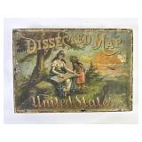 1887 Dissected Map Of U.S. Jigsaw Puzzle