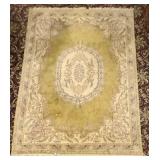 MCM ï¿½Chindiaï¿½ Chartreuse Wool Asian Rug