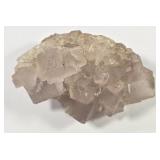 Clear Cubic Flourite On Galena Raw Cluster
