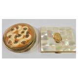 Vintage Coty & Mother Of Pearl Compacts