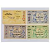 1942-1947 Notre Dame Football Ticket Stubs (4)