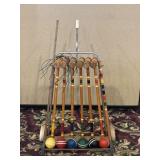 Vintage 6-Layer Croquet Set