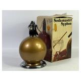 MCM Gold Globemaster Bar-Top Soda Siphon