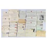 Prisoners of War Bulletins, Postcards, Letters +