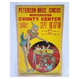 1938 Peterson Bros. Circus Westchester NY Print