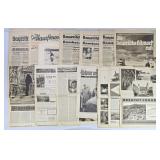 1939-40 WWII-Era German Propaganda Newspapers