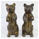 A.C. Williams Cast Iron Begging Bear Banks