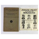 1945 FBI Fingerprint Classification & Magazine