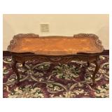 Antique Provincial Marquetry Coffee Table