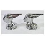Chrome Pontiac Flying Chief Hood Ornaments