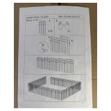 25 Pc. Metal Garden/Pet Barrier Fence NEW