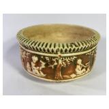 Antique Roseville Pottery Donatello Console Bowl