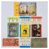 1960-80 Michigan vs. Purdue Football Ticket Stubs
