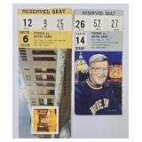 1982-86 Notre Dame vs. Purdue Ticket Stubs (2)