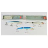 Rapala Top Water &  Jointed Crankbait Minnow Lures