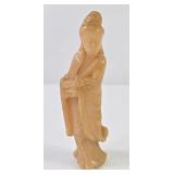 Vintage Hand-Carved Soapstone Guanyin Statue