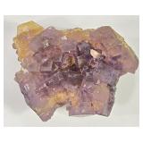 Cubic Purple Fluorite Crystal Cluster Southern IL.
