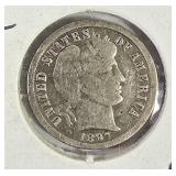 Rare 1897-O Barber Silver Dime