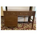 MCM Kroehler Walnut Laminate Writing Deak