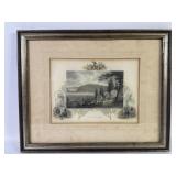 Antique ï¿½View Of Newburgh NYï¿½ Lithograph