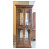 Jasper Glass Curio Cabinet w/ Lighting