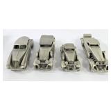 1930's Danbury Mint Pewter Automobiles