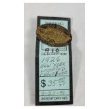 1926 Licensed NY Chauffeur Pin