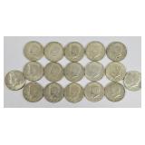 1967 U.S. Kennedy Half Dollars (17)