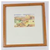 New Mexico Landscape Watercolor Print By McKeon