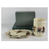 Lenox Winter Greetings Candle Holder & Plate