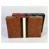 Vintage Naugahyde Case Backgammon Sets (2)