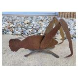 Metal Grasshopper Garden Decor