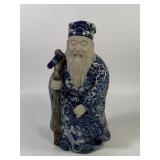 Japanese Porcelain Kutani Jurojin Longevity Statue