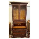 Antique Roll Top Desk w/ Hutch