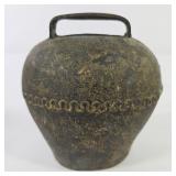 Antique Swiss Farmhouse Bronze Tone Cow Bell