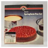 Cook's Tools Springform Pan Set NIB