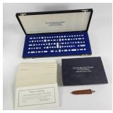 Sterling Silver Miniature World Stamp Collection